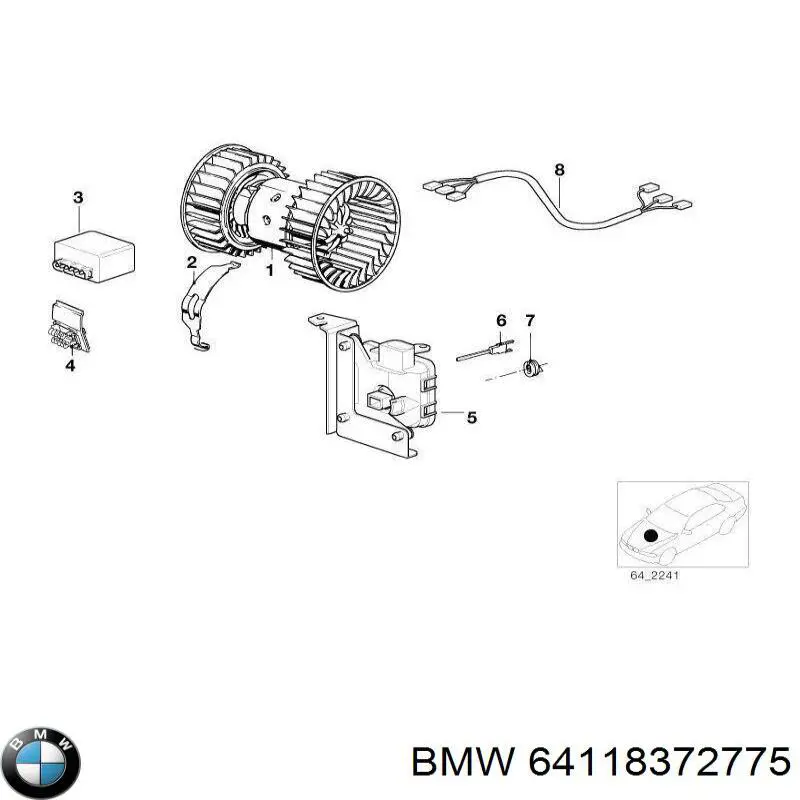  64118372775 BMW