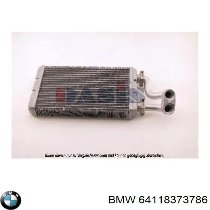 Радиатор печки 64118373786 BMW