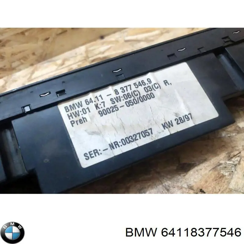 Купить 64118376357 BMW Блок управления печкой