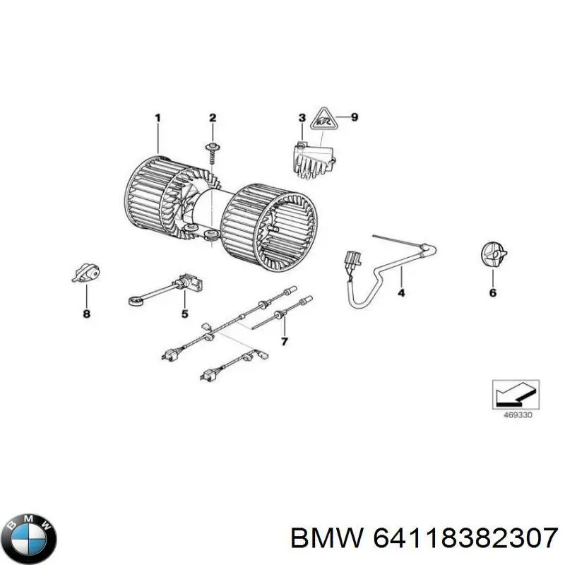 64118382307 BMW 