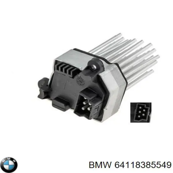Купить 64118385549 BMW Регулятор оборотов вентилятора печки