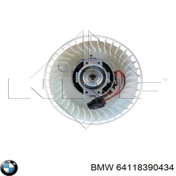 Мотор вентилятора печки (отопителя салона) BMW 64118390434 цена, от 70.36 USD