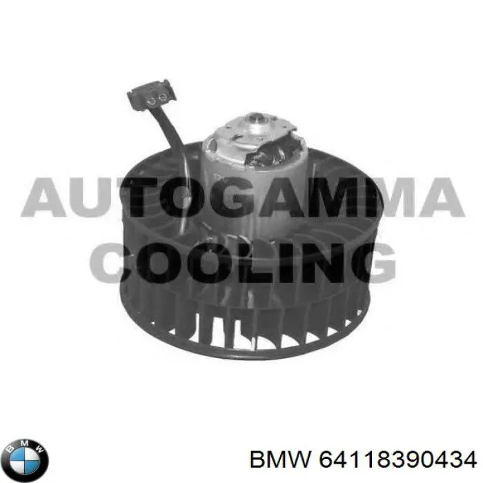 Купить 64118390434 BMW Электродвигатели (электродвигатель отопителя) или розетка прицепа штепсельная