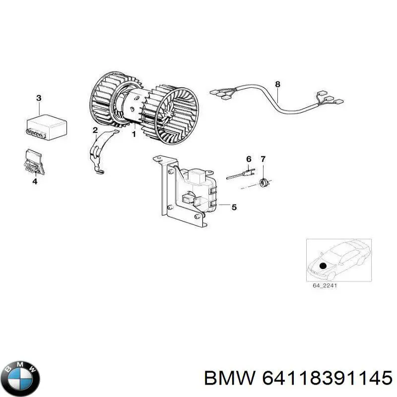  64118391145 BMW