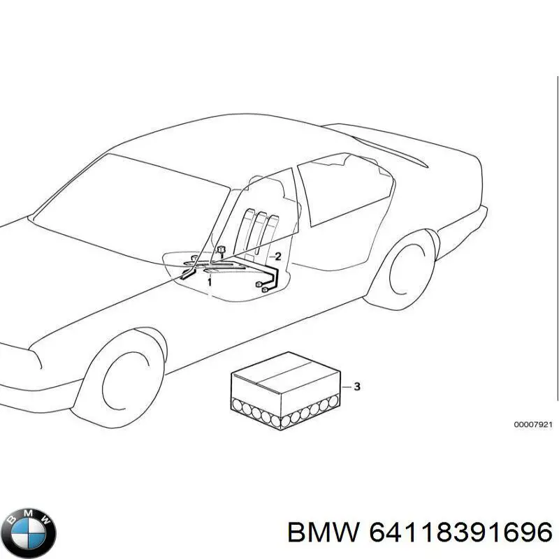  BMW 64118391696 цена, от 168.93 USD