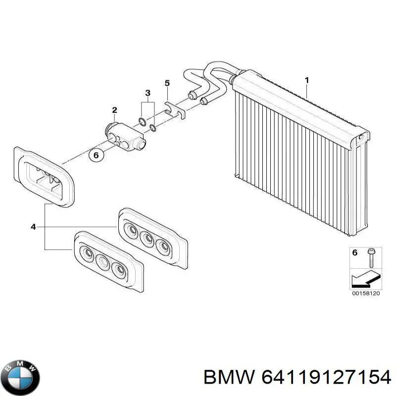 64119127154 BMW 