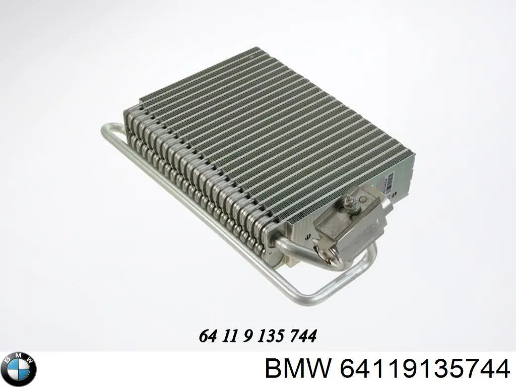 Купить 64119135744 BMW Радиатор кондиционера салонный, испаритель