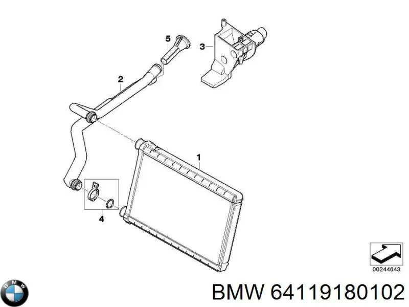 64119180102 BMW 