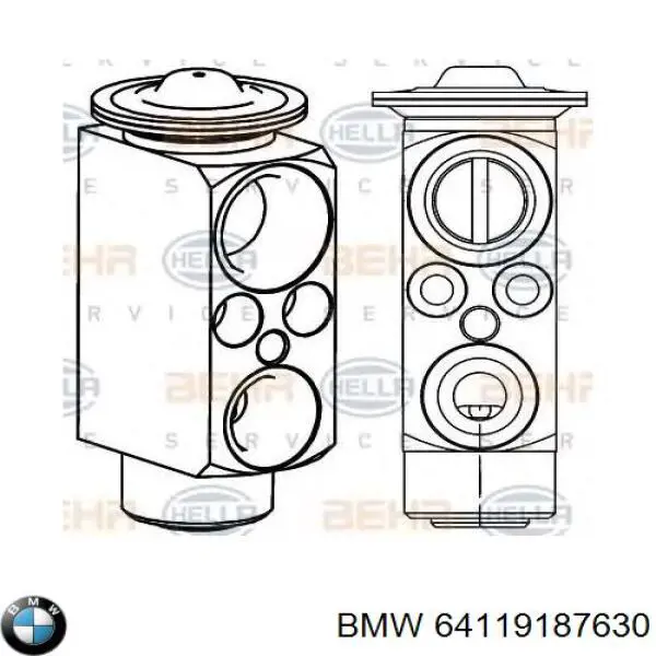 Купить 64119187630 BMW Клапан TRV кондиционера