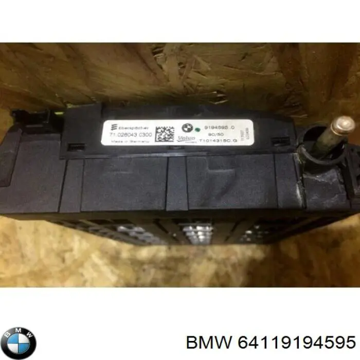 64119194595 BMW радиатор печки