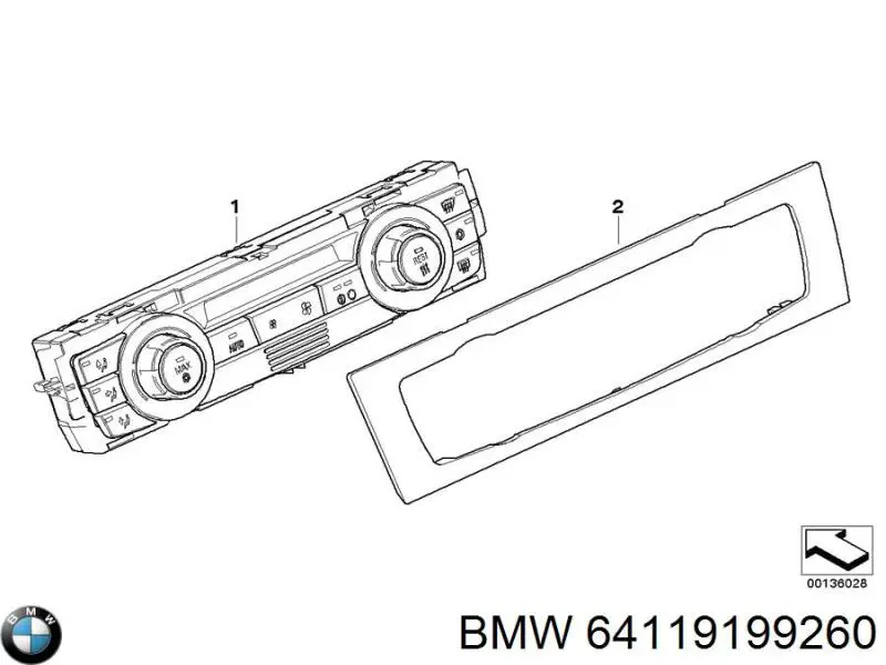 Регулятор вентилятора отопителя BMW 64119199260 цена, от 44.44 USD