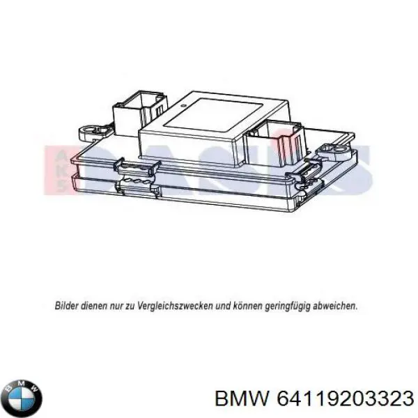 Реле отопителя BMW 64119203323 цена, от 30.81 USD