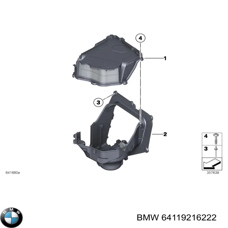  64119216222 BMW