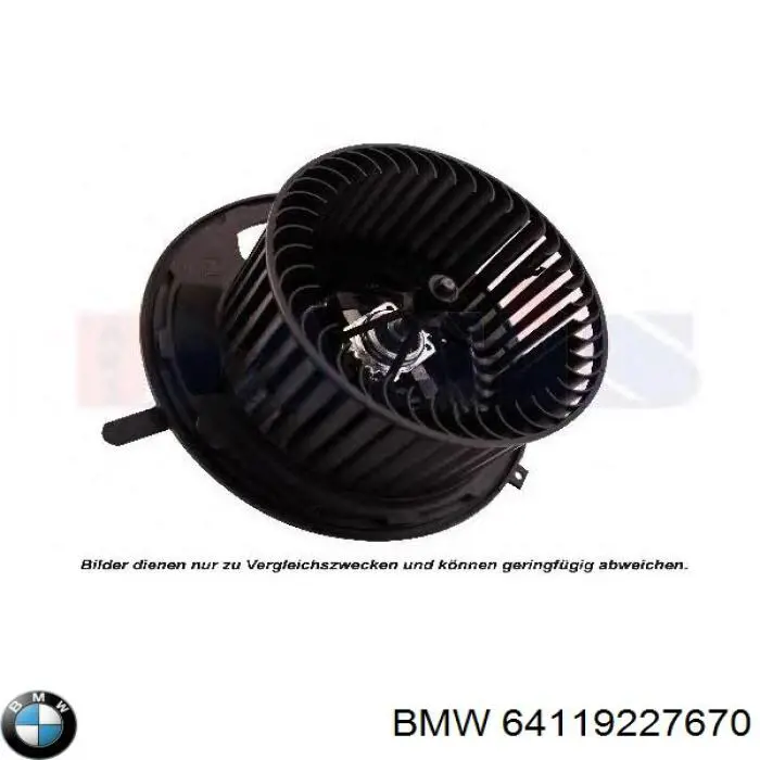 64119227670 BMW Электромотор печки