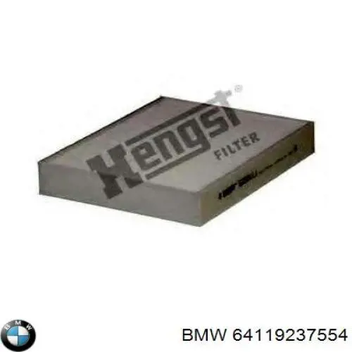Фильтр воздушный отопителя BMW 64119237554 цена, от 5.46 USD