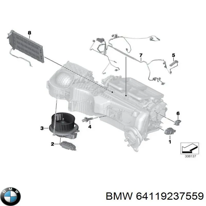 64119350396 BMW 