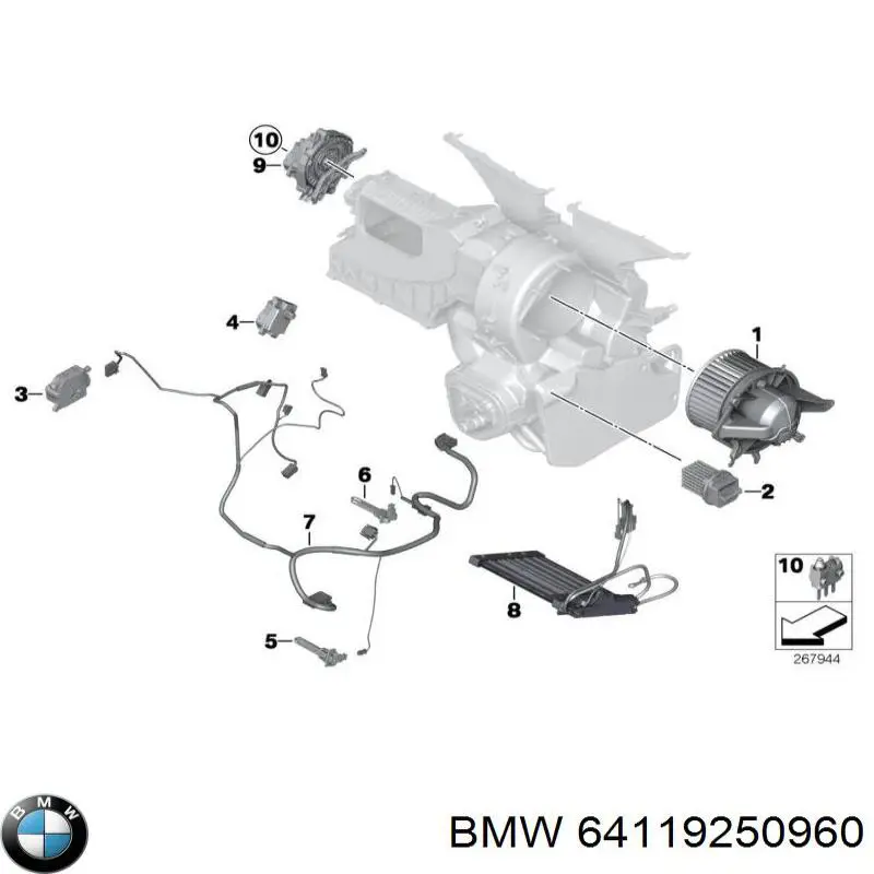 64119250960 BMW 