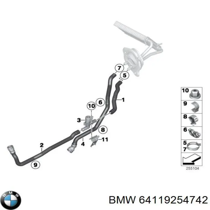 Регулирующий клапан охлаждающей жидкости Tqparts TQ20129 цена, от 82.96 USD