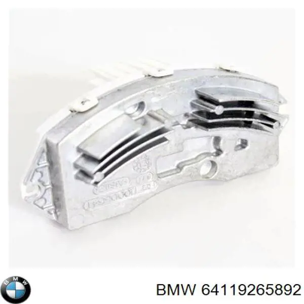 Резистор (сопротивление) вентилятора печки (отопителя салона) BMW 64119265892