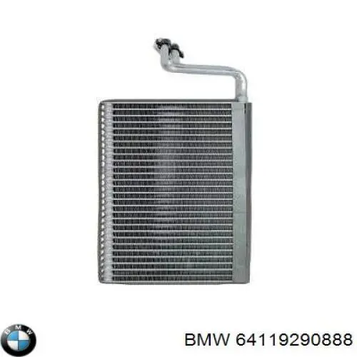 Купить 64119290888 BMW Радиатор кондиционера салонный, испаритель