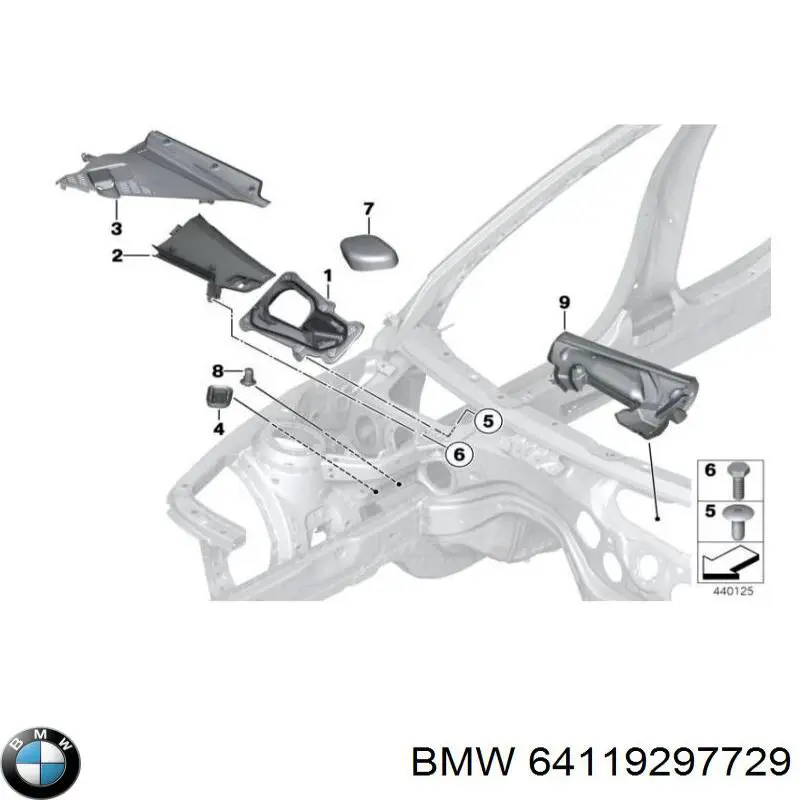  64119297729 BMW