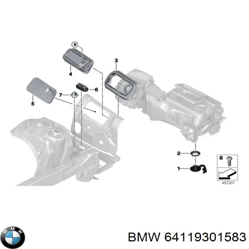 64119301583 BMW 