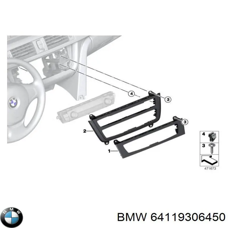 64119306450 BMW 