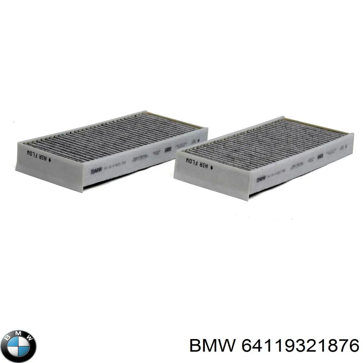 Фильтр воздушный отопителя BMW 64119321876 цена, от 10.19 USD