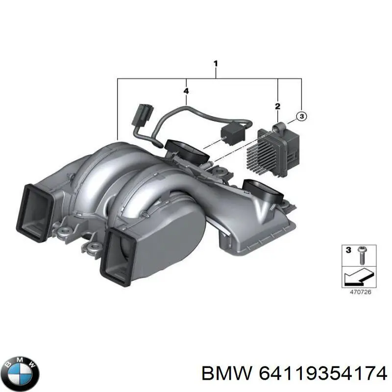 64119354174 BMW 