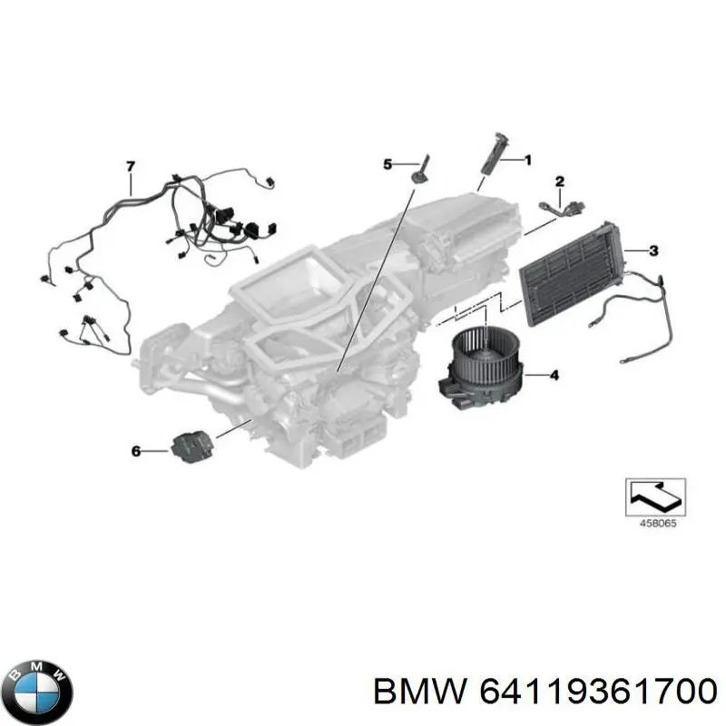 64119361700 BMW 