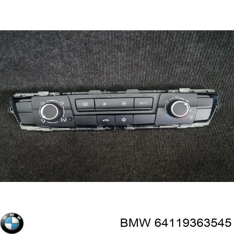 Блок управления кондиционером 64119354144 BMW