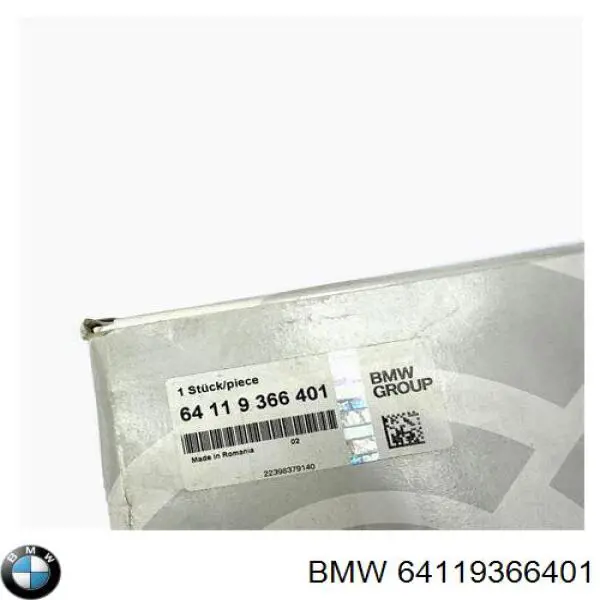 64119366401 BMW filtro de salão