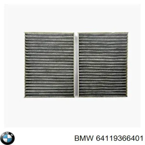 Купить 64119366401 BMW Фильтр салона угольный