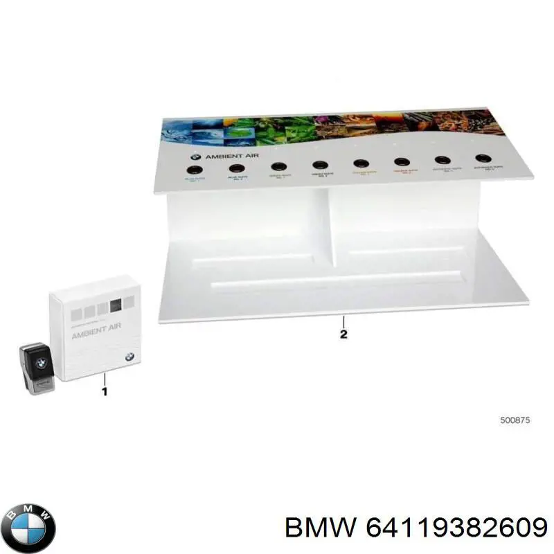 Ароматизатор в подстаканник BMW 64119382609 цена, от 42.24 USD
