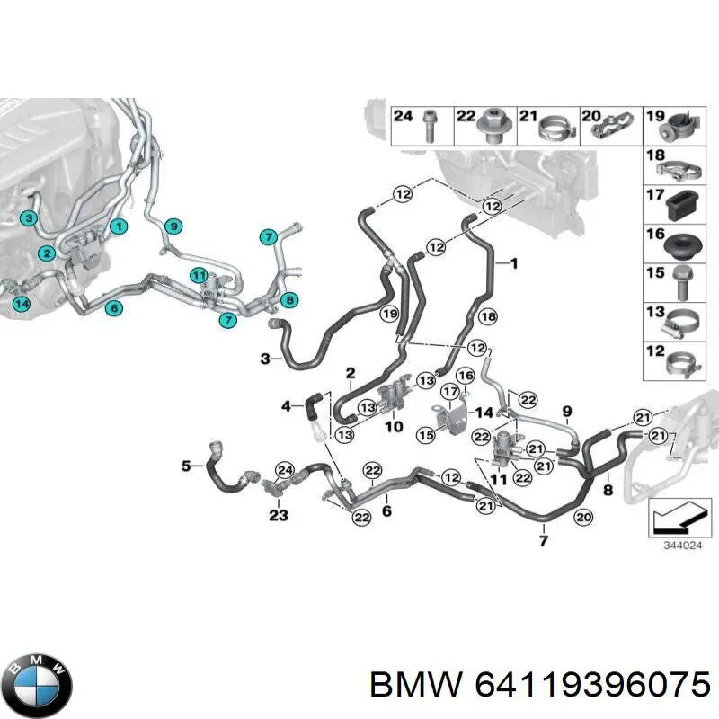  BMW 64119332028 цена, от 81.92 USD