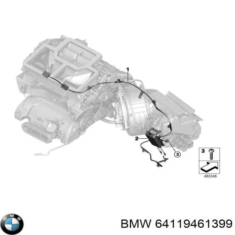  BMW 64119461399 цена, от 25.34 USD