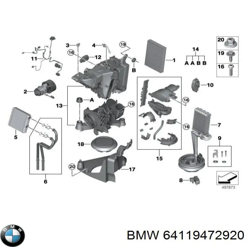64119472920 BMW 