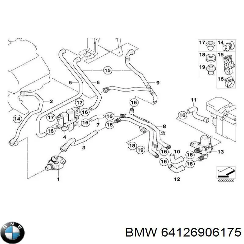 64126906175 BMW 