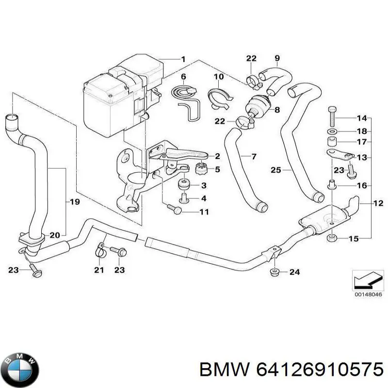 64126910575 BMW 