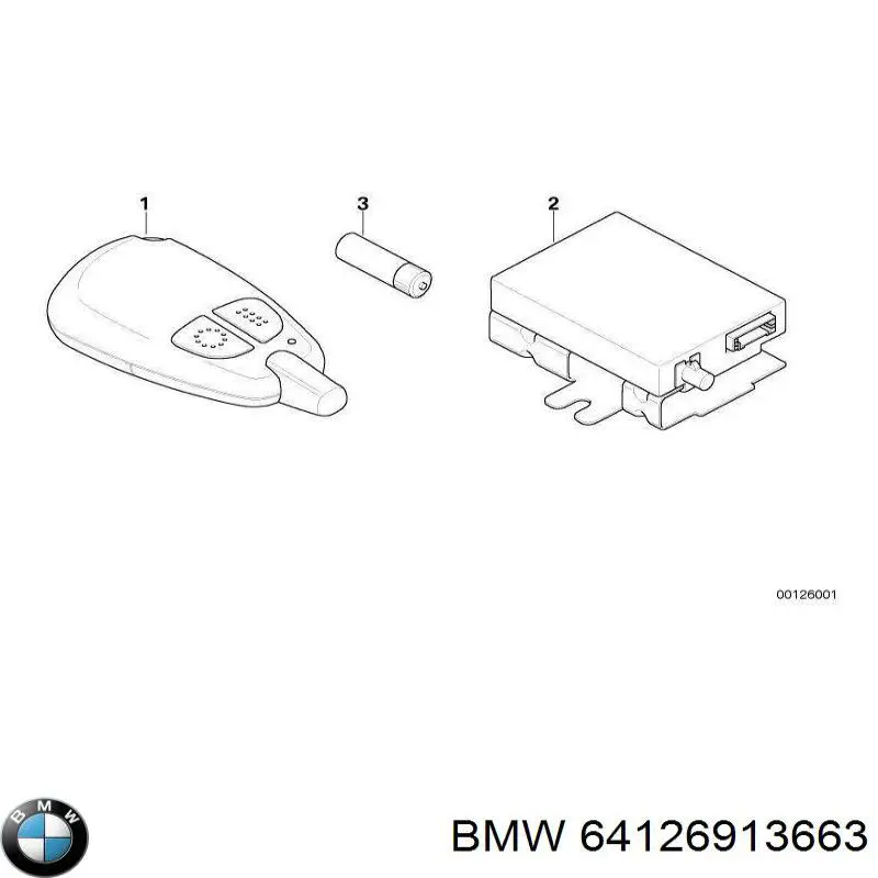 64126913663 BMW 