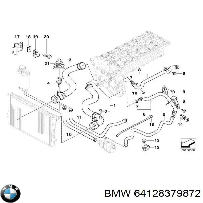  BMW 64128379872