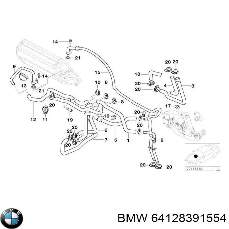 Водяной насос охлаждения электро дополнительный BMW 64128391554 цена, от 463.46 USD