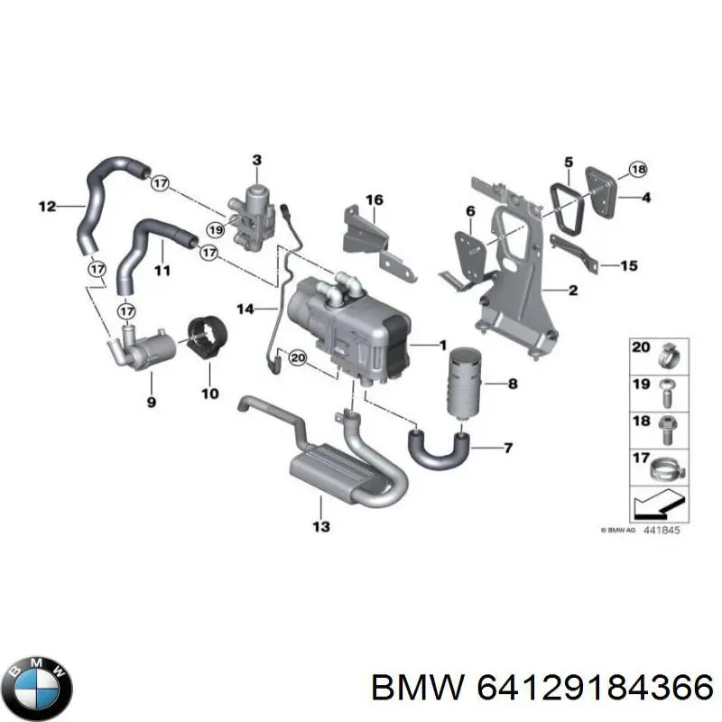  64129184366 BMW
