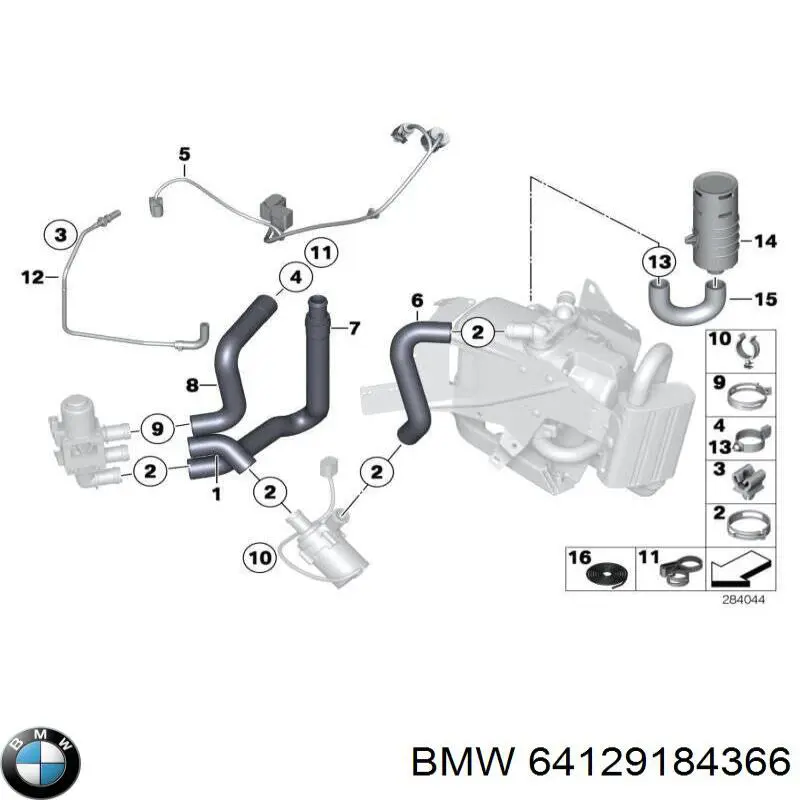64129184366 BMW 