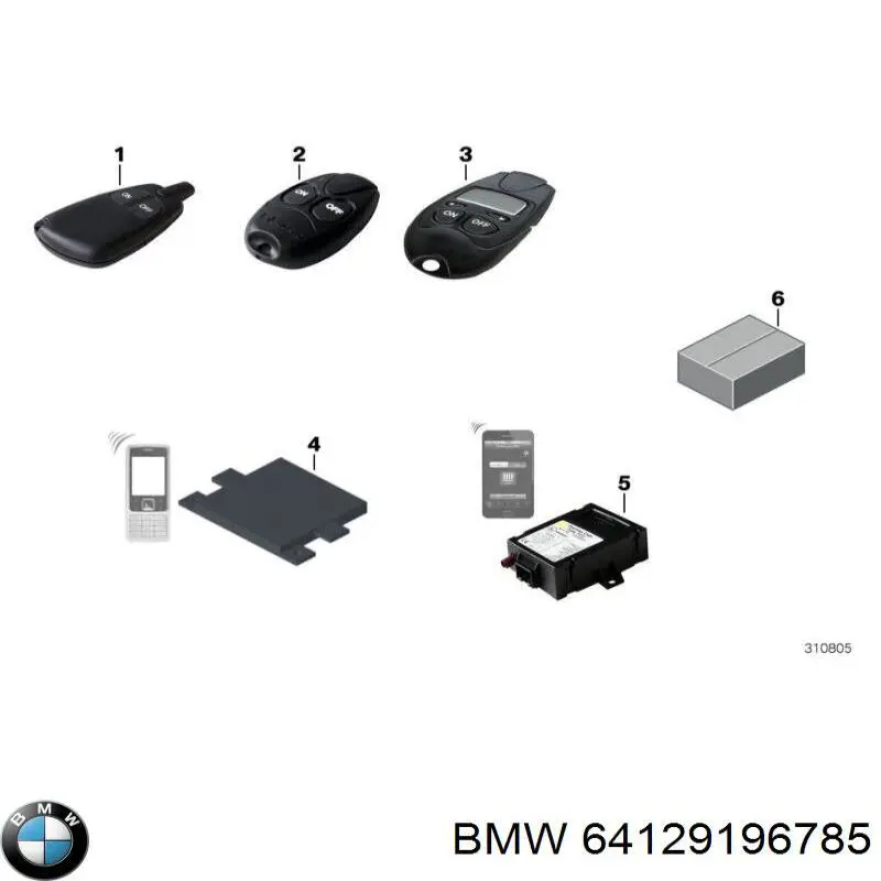 64129144646 BMW 