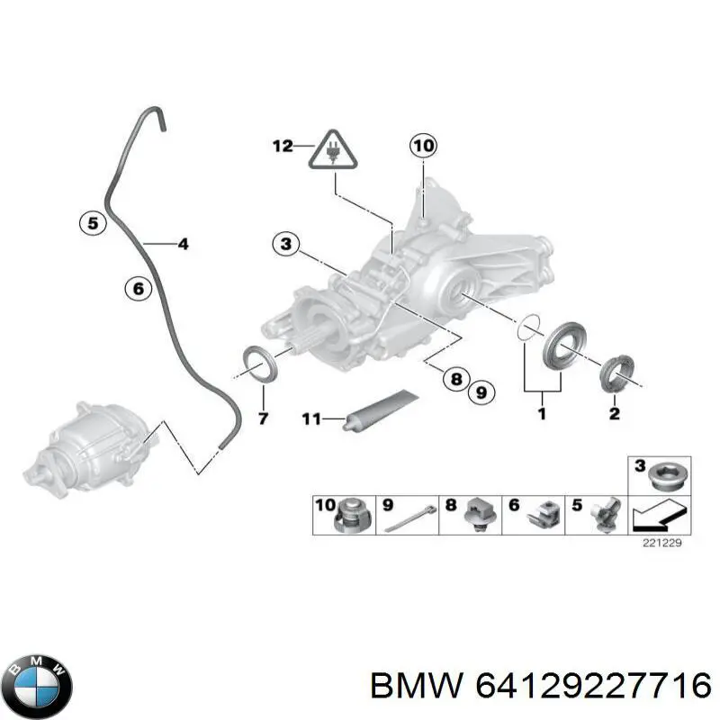 64129227716 BMW 