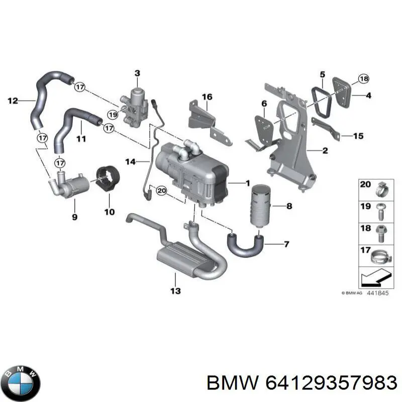 64129357983 BMW 