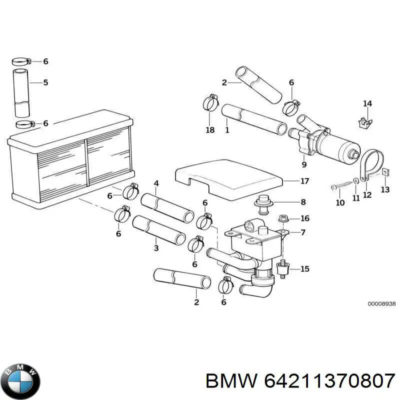  64211370807 BMW