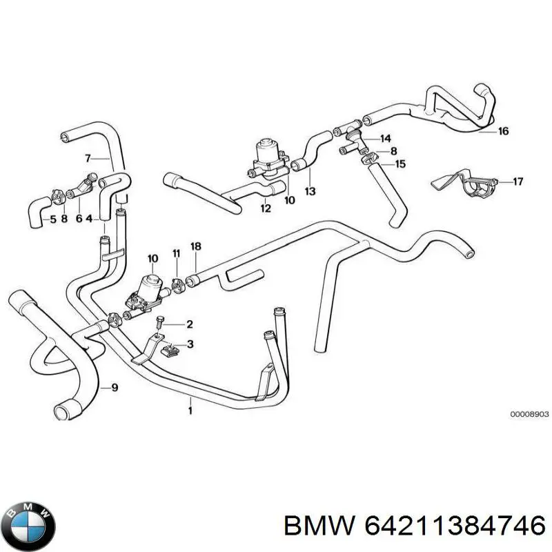  BMW 64211384746 цена, от 33.45 USD