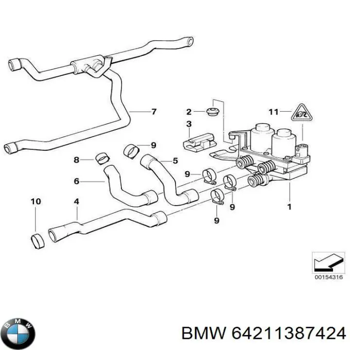  64211387424 BMW